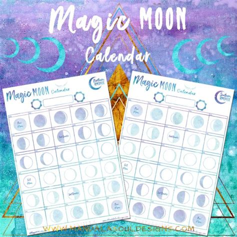 Follow the Moon's Magic for Abundance and Prosperity with the Magical Moon Calendar 2023